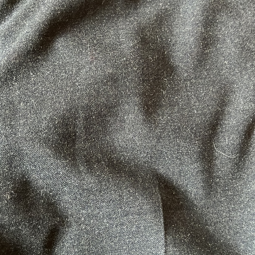 Ann Taylor Straight Leg Black Pants (lined) 98% Wool - Size 8/10 - Picture 4 of 16